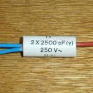 Entstörkondensator 2x 2500 pF (Y) 250 V  AC